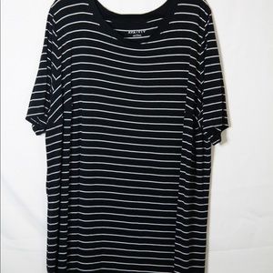 Ava Viv Striped Tee Shirt Dress *LONG*